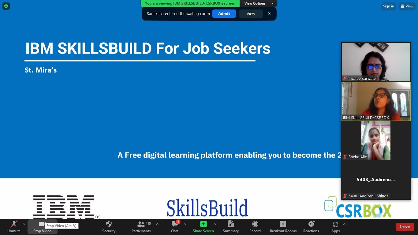 Anjali Verma speaker - IBM skill build